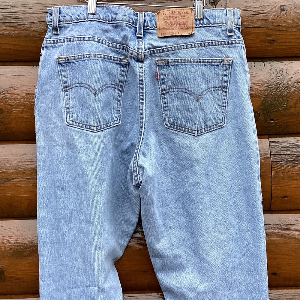 👖 Vintage Levi’s 550 High Rise Denim Jeans 34" EVC